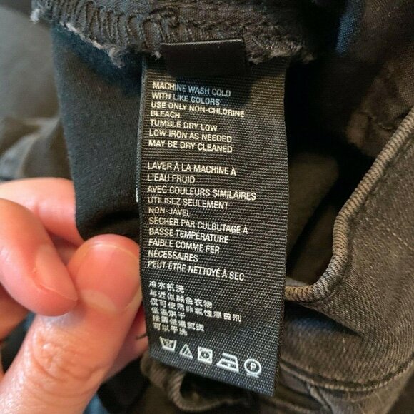 Free People Great Heights Frayed Skinny Jeans Women Size 26 - Picture 7 of 8